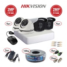 Hikvision TVI 4+4